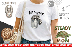 Funny Lazy Mom Life Sublimation Product Image 1