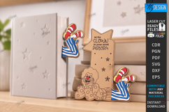 Funny Bookmark Laser Cut | Page Marker | Engraved | Clown Product Image 1