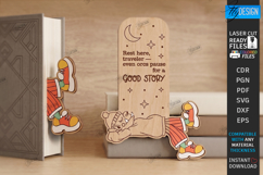 Funny Bookmark Laser Cut | Page Marker | Engraved | Ogre SVG Product Image 1