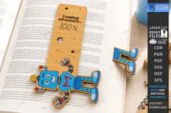 Funny Legs Bookmark Laser Cut | Robot Wooden Bookmarks Laser Product Image 1
