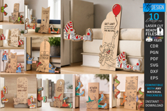 Funny Bookmark Laser Cut Bundle | Page Marker | Engraved Product Image 1