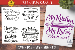 Funny Love Kitchen Quote SVG Kitchen towel