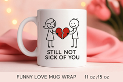 Funny valentines day mug, mug valentine design, antivalentin Product Image 1