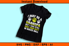 Grandpa Bocce Ball SVG PNG DXF EPS AI | Funny Bocce File Product Image 3