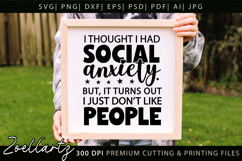 Sarcastic Mental Health SVG Funny Anxiety T-shirt Mug Design Product Image 6