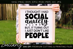 Sarcastic Mental Health SVG Funny Anxiety T-shirt Mug Design Product Image 6