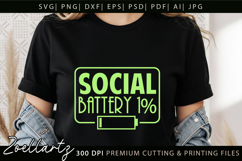 Funny Mental Health SVG Sarcastic Anxiety T-shirt Mug Design Product Image 6