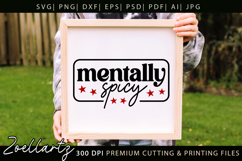 Funny Mental Health SVG Sarcastic Anxiety T-shirt Mug Design Product Image 6