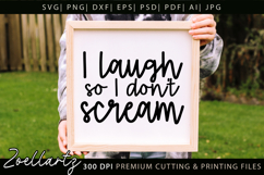 Funny Mental Health SVG Sarcastic Anxiety T-shirt Mug Design Product Image 2