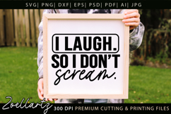 Funny Mental Health SVG Sarcastic Anxiety T-shirt Mug Design Product Image 4