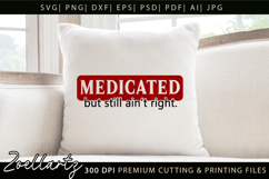 Funny Mental Health SVG Sarcastic Anxiety T-shirt Mug Design Product Image 3