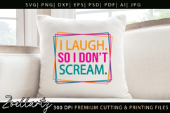 Funny Mental Health SVG Sarcastic Anxiety T-shirt Mug Design Product Image 2