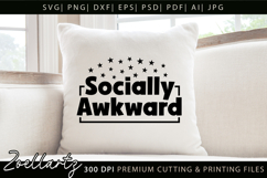 Mental Health Awareness SVG Funny Sarcastic Anxiety T-shirt Product Image 5