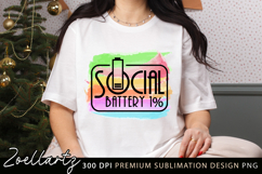 Sarcastic Mental Health Sublimation Design Funny Anxiety PNG Product Image 1