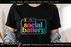 Funny Mental Health SVG Sarcastic Anxiety T-shirt Mug Design Product Image 5