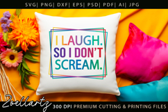 Funny Mental Health SVG Sarcastic Anxiety T-shirt Mug Design Product Image 8