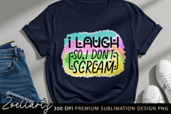 Sarcastic Anxiety Sublimation Design Funny Mental Health PNG Product Image 4