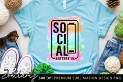 Sarcastic Mental Health Sublimation Design Funny Anxiety PNG Product Image 3