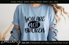 Mental Health Awareness SVG Sarcastic Anxiety T-shirt Mug Product Image 2