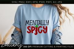 Funny Mental Health SVG Sarcastic Anxiety T-shirt Mug Design Product Image 4