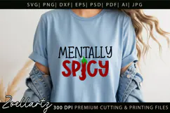 Funny Mental Health SVG Sarcastic Anxiety T-shirt Mug Design Product Image 4