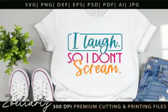 Funny Mental Health SVG Sarcastic Anxiety T-shirt Mug Design Product Image 6