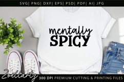 Funny Mental Health SVG Sarcastic Anxiety T-shirt Mug Design Product Image 5