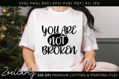 Mental Health Awareness SVG Sarcastic Anxiety T-shirt Mug Product Image 1