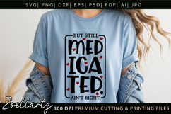 Funny Mental Health SVG Sarcastic Anxiety T-shirt Mug Design Product Image 7