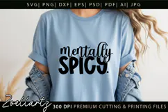 Funny Mental Health SVG Sarcastic Anxiety T-shirt Mug Design Product Image 2