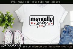 Funny Mental Health SVG Sarcastic Anxiety T-shirt Mug Design Product Image 7