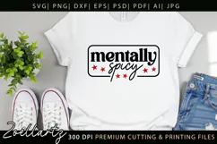 Funny Mental Health SVG Sarcastic Anxiety T-shirt Mug Design Product Image 7
