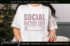 Funny Mental Health SVG Sarcastic Anxiety T-shirt Mug Design Product Image 6