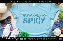 Funny Mental Health SVG Sarcastic Anxiety T-shirt Mug Design Product Image 4