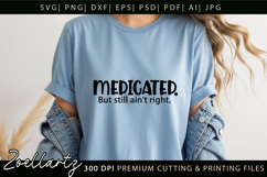 Funny Mental Health SVG Sarcastic Anxiety T-shirt Mug Design Product Image 5