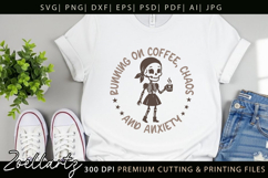 Funny Mental Health SVG Sarcastic Anxiety T-shirt Mug Design Product Image 10