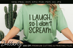 Funny Mental Health SVG Sarcastic Anxiety T-shirt Mug Design Product Image 4