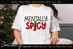 Funny Mental Health SVG Sarcastic Anxiety T-shirt Mug Design Product Image 1