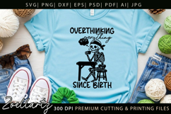 Funny Mental Health SVG Sarcastic Anxiety T-shirt Mug Design Product Image 4