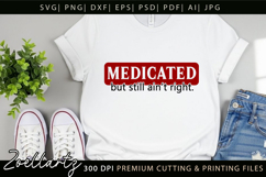 Funny Mental Health SVG Sarcastic Anxiety T-shirt Mug Design Product Image 6