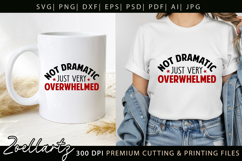 Sarcastic Mental Health SVG Funny Anxiety T-shirt Mug Design Product Image 9