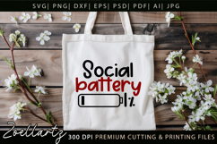 Funny Mental Health SVG Sarcastic Anxiety T-shirt Mug Design Product Image 7