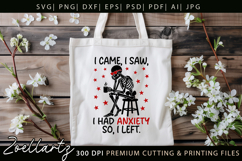 Funny Mental Health SVG Sarcastic Anxiety T-shirt Mug Design Product Image 8