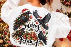 Funny Merry Christmas F-Caw-F PNG Product Image 3