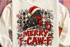 Funny Merry F CAW F Christmas PNG Product Image 2