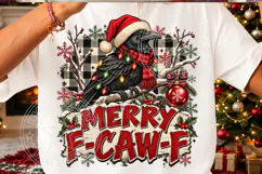 Funny Merry F CAW F Christmas PNG Product Image 1
