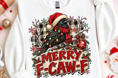 Funny Merry F CAW F Christmas PNG Product Image 4
