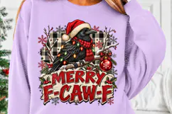 Funny Merry F CAW F Christmas PNG Product Image 5