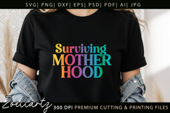Motherhood Mom SVG for Cricut Mothers Day T-shirt Mug Design Product Image 8