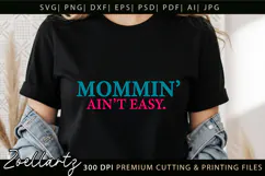 Funny Mom Life SVG for Cricut Mothers Day T-shirt Mug Design Product Image 2
